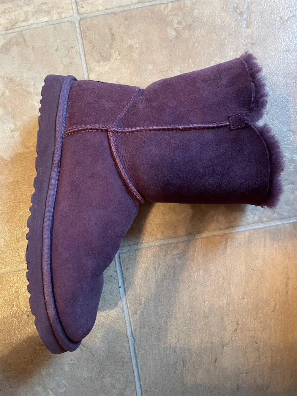 UGG Women's Button Boot in Plum